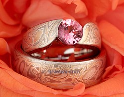 Mokume Gane Engagement Ring