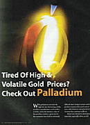 Solitaire April 2009 Palladium Article