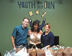 Youth on Their Own food drive