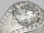 Channel Set Accent Diamonds